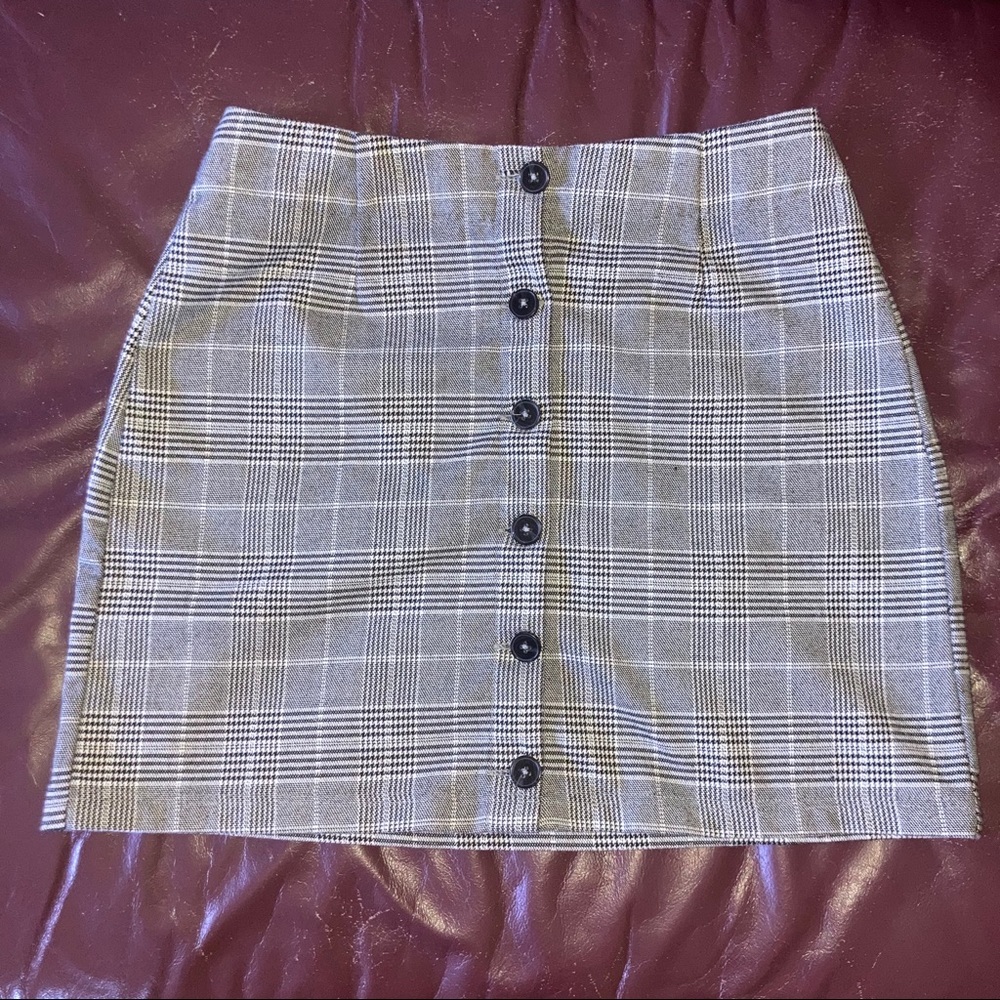 Plaid skirt